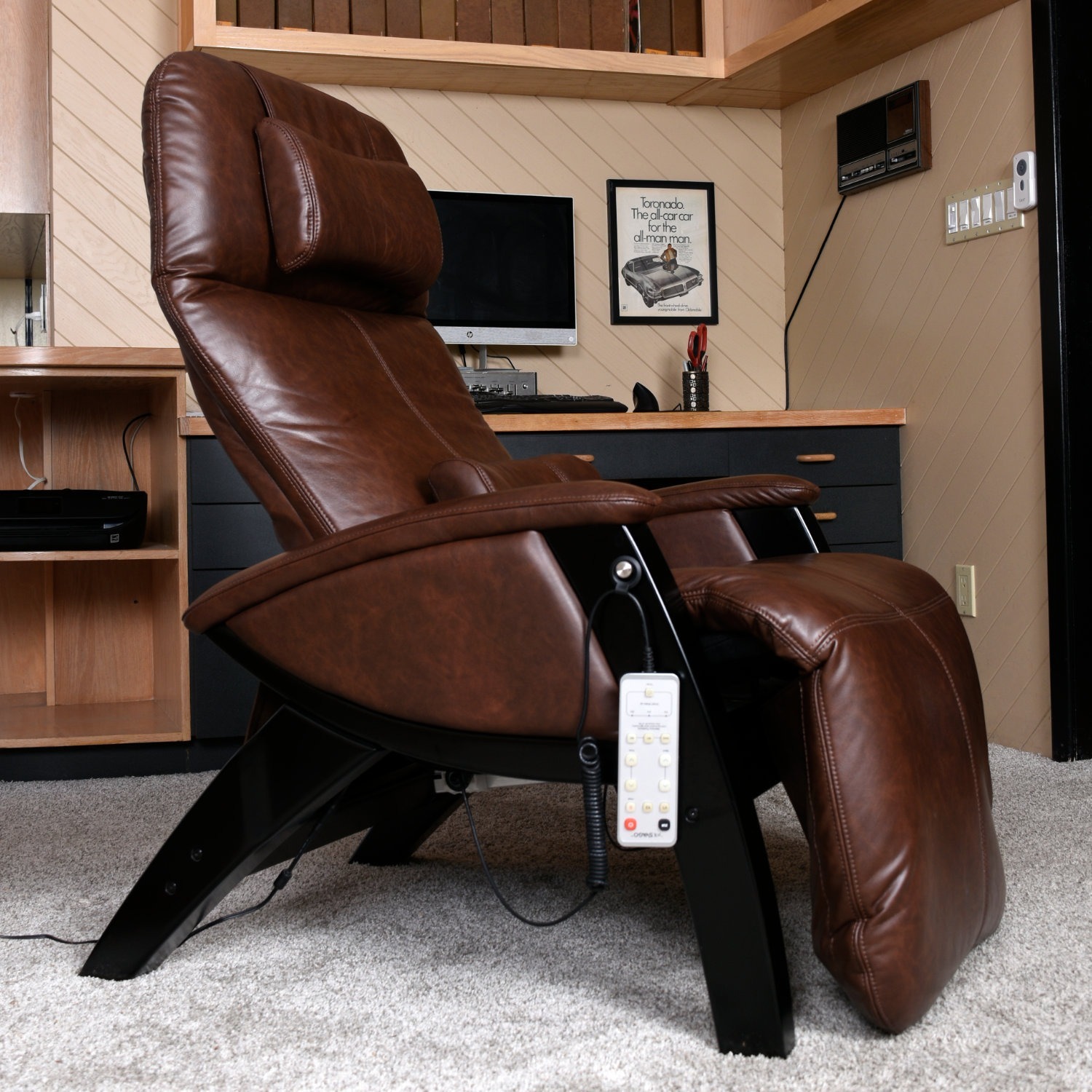 Pair of Zero Gravity Heated Massage Recliners - image-6