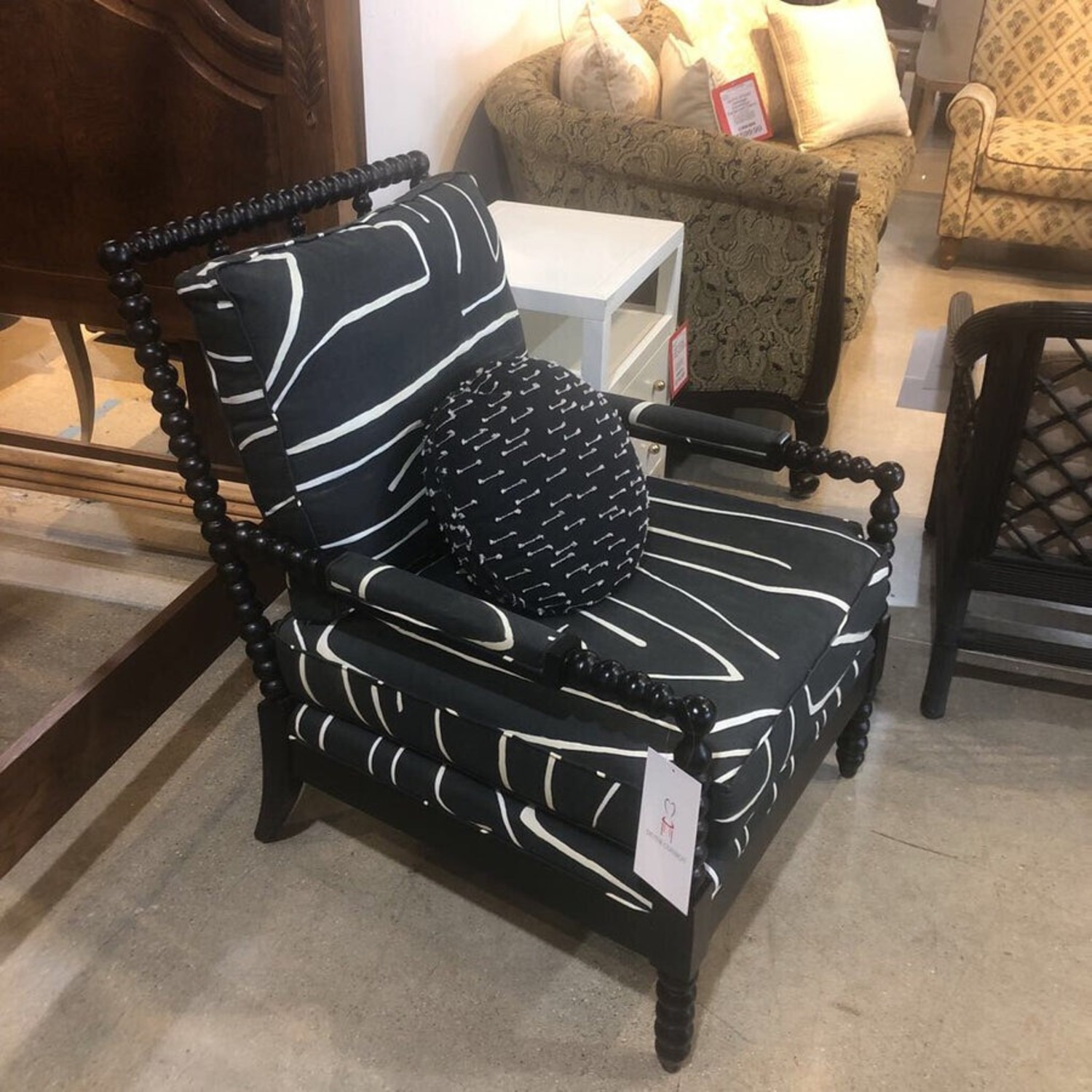 Bassett BW Bobbin Patterned Armchair - image-2