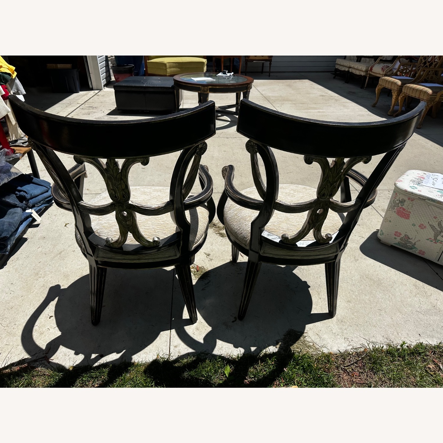 Pair of Century Furniture Hollywood Regency Chairs - image-2