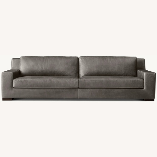 Used Restoration Hardware Modena Track Leather Sofa for sale on AptDeco