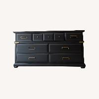 Vintage Black Pine Dresser Painted and Refinished