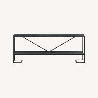 Narrow Black Console Table