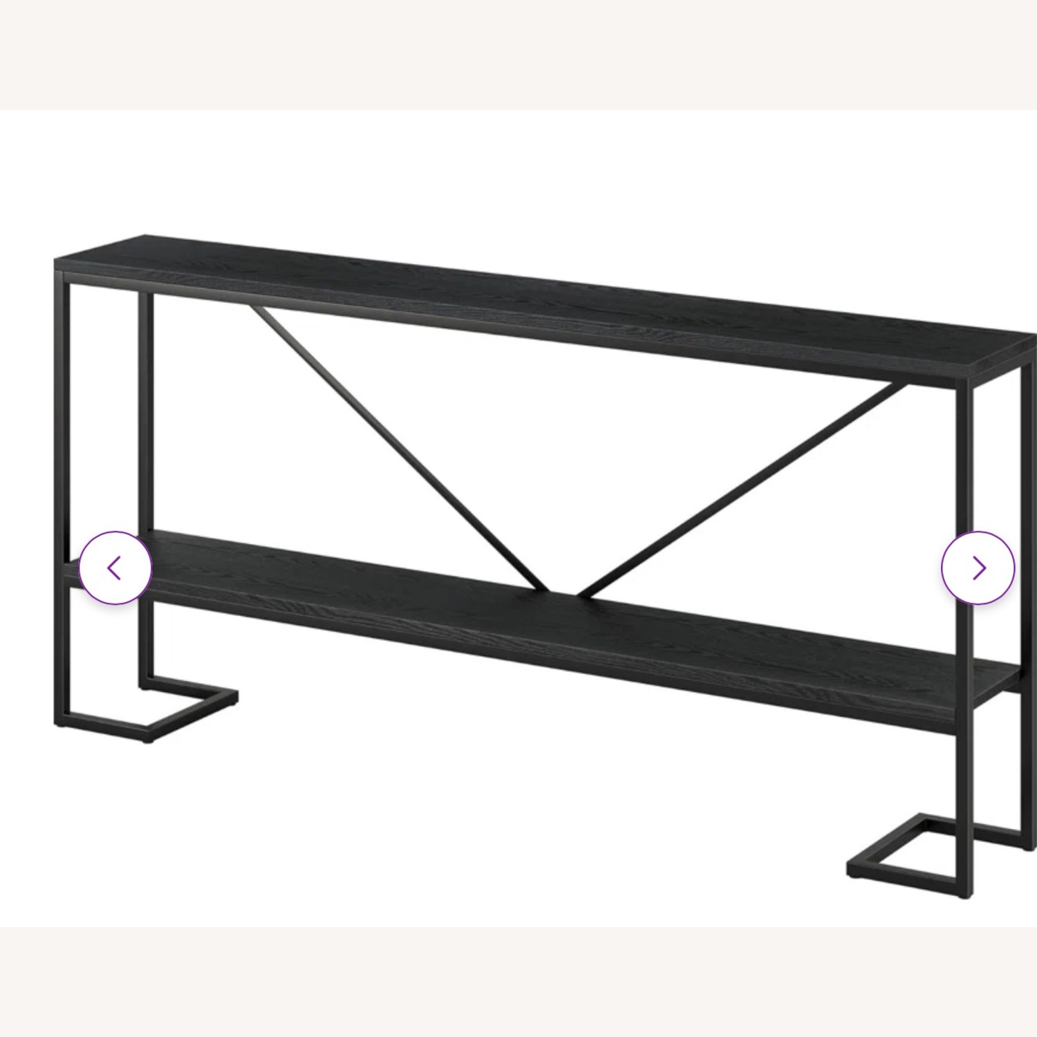 Narrow Black Console Table - image-3