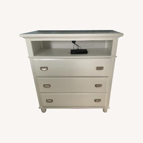 Used 3 Drawer White Chest for sale on AptDeco