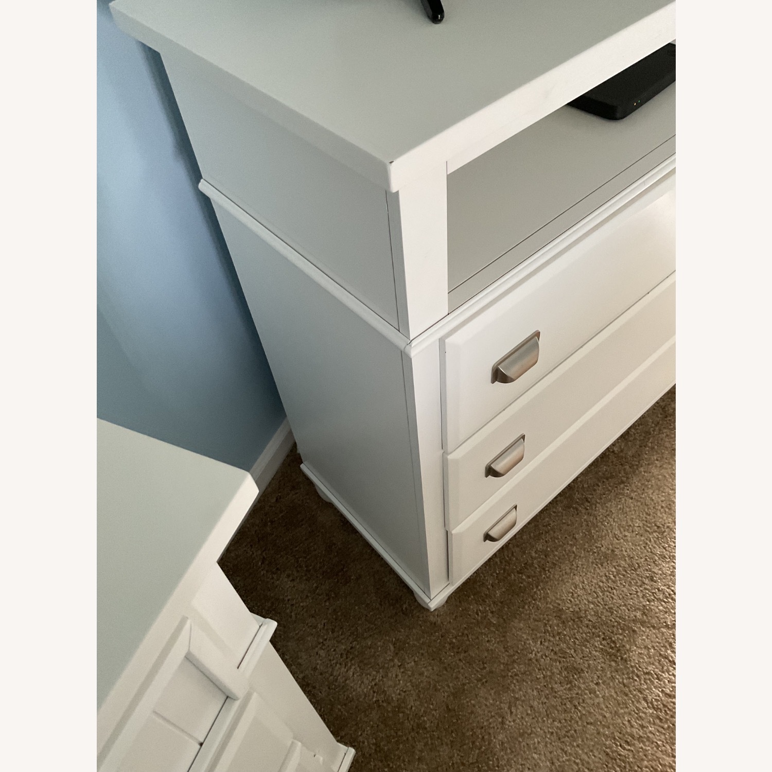 3 Drawer White Chest - image-2