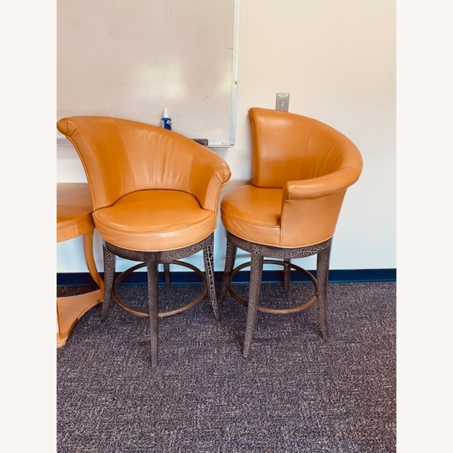 Luxury Leather Bar Stools - image-2