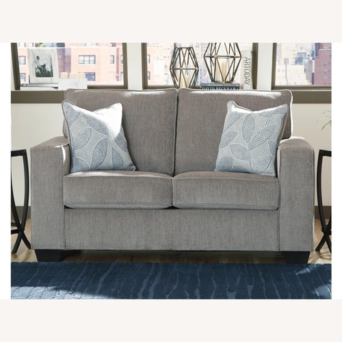 Used Altari Gray Loveseat for sale on AptDeco