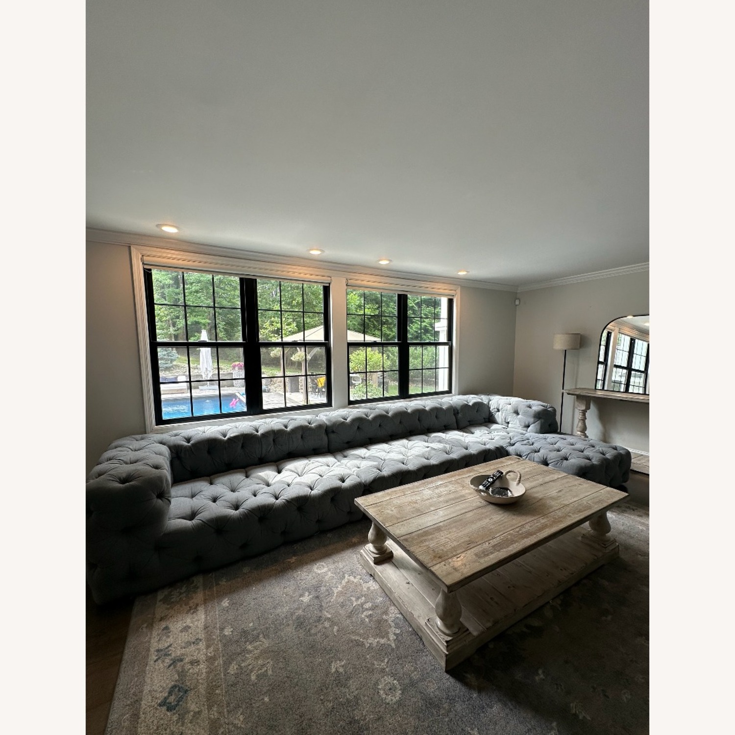 RH Soho Tufted Fabric 3 Piece Sectional - image-9