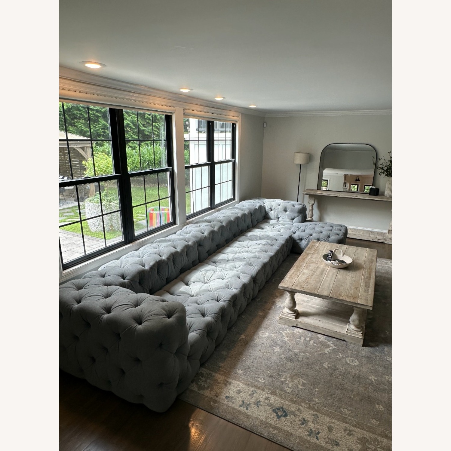 RH Soho Tufted Fabric 3 Piece Sectional - image-3