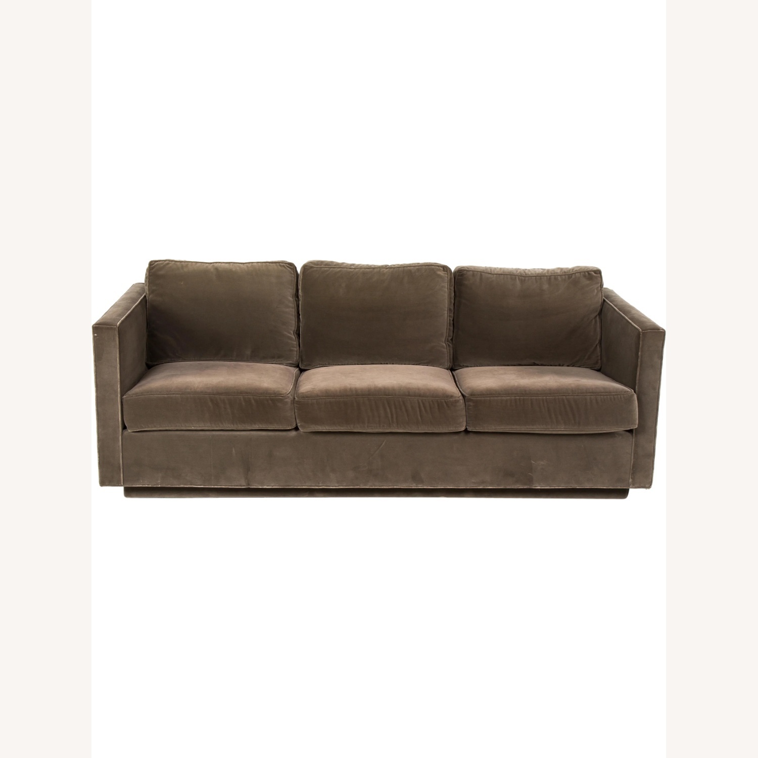 Todd Hase Velvet Upholstered Sofa - image-0