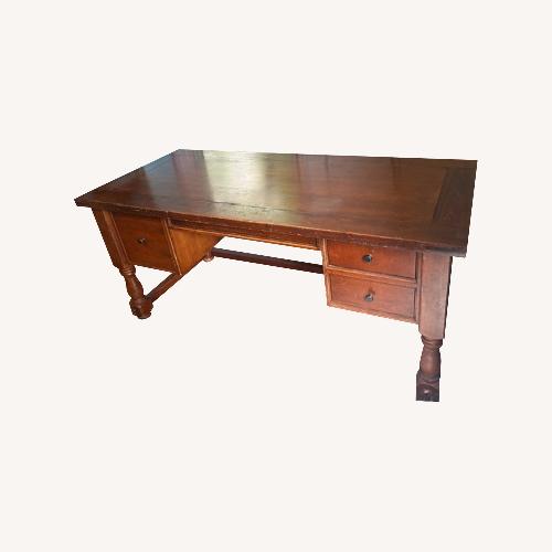 Used Antique Wooden Executive Desk for sale on AptDeco