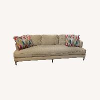 Kravet Union 93" Sofa with Chrome leg 