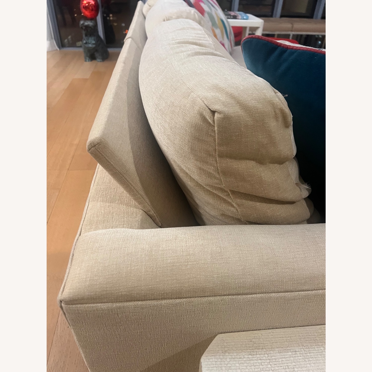 Kravet Union 93" Sofa with Chrome leg - image-4