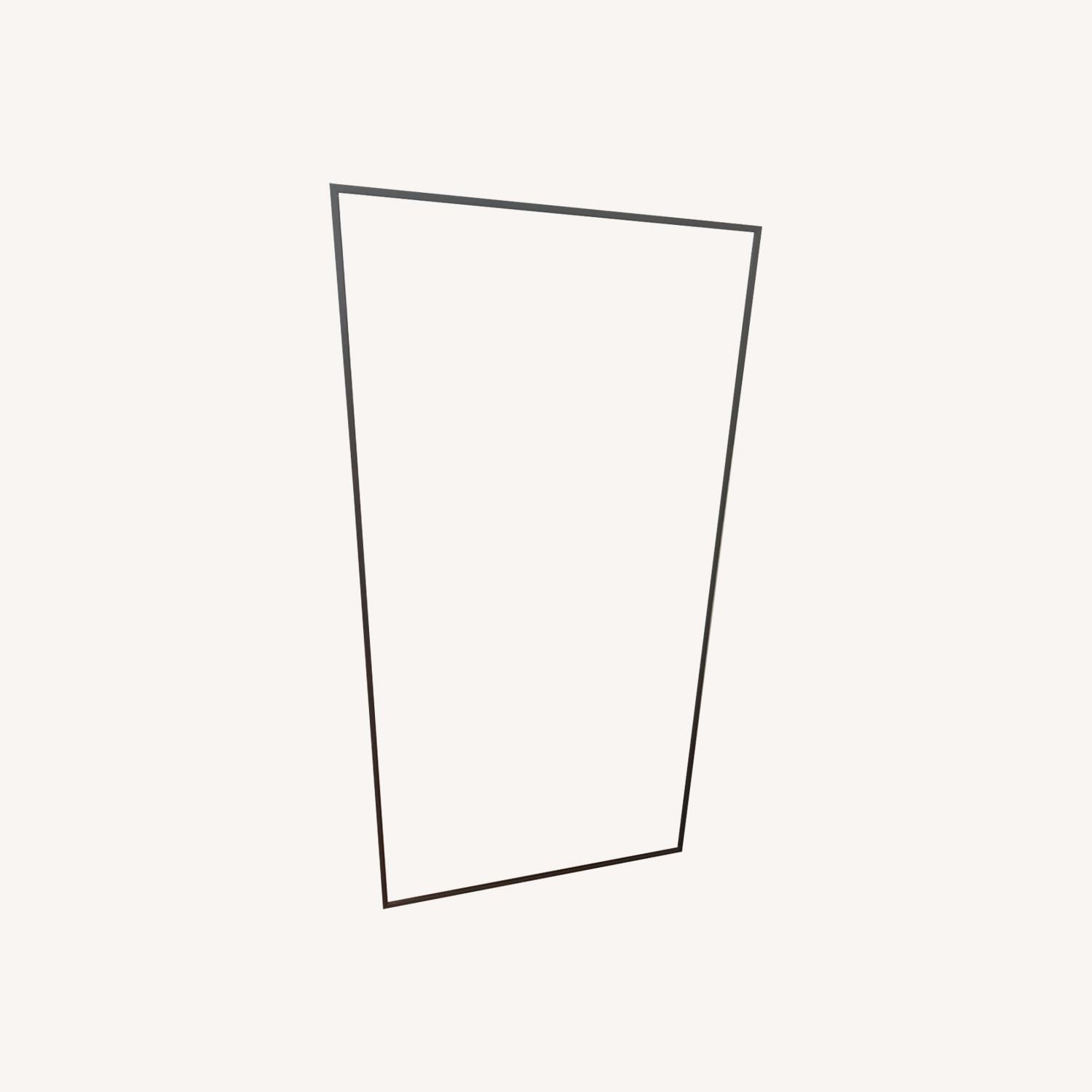 Glass and Grey Hanging Wall Mirror - image-0