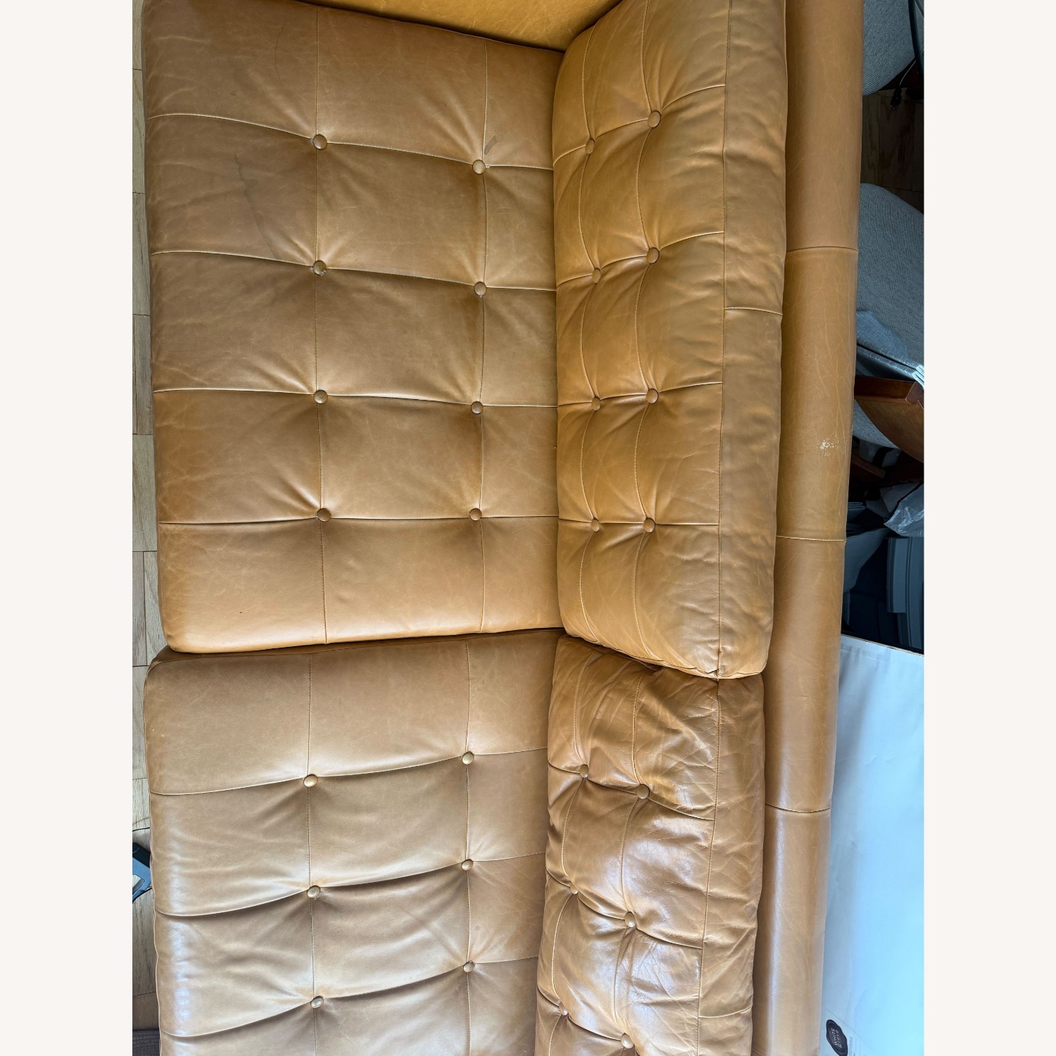 Joybird Eliot Leather Sofa - image-4