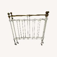 Antique Twin Brass Bed Headboards