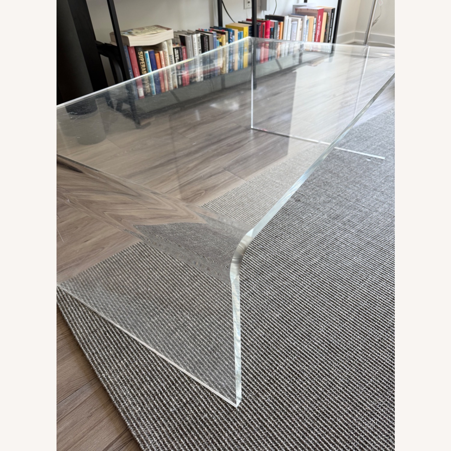 CB2 Peekaboo 44" Acrylic Tall Coffee Table - image-2