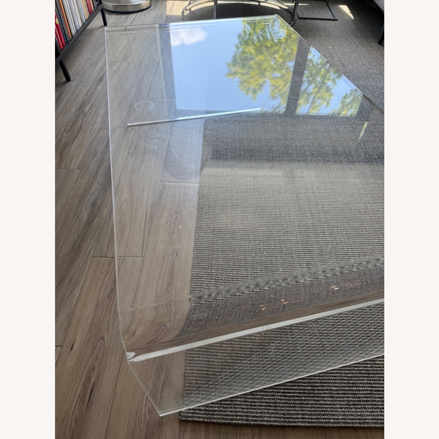 CB2 Peekaboo 44" Acrylic Tall Coffee Table - image-4