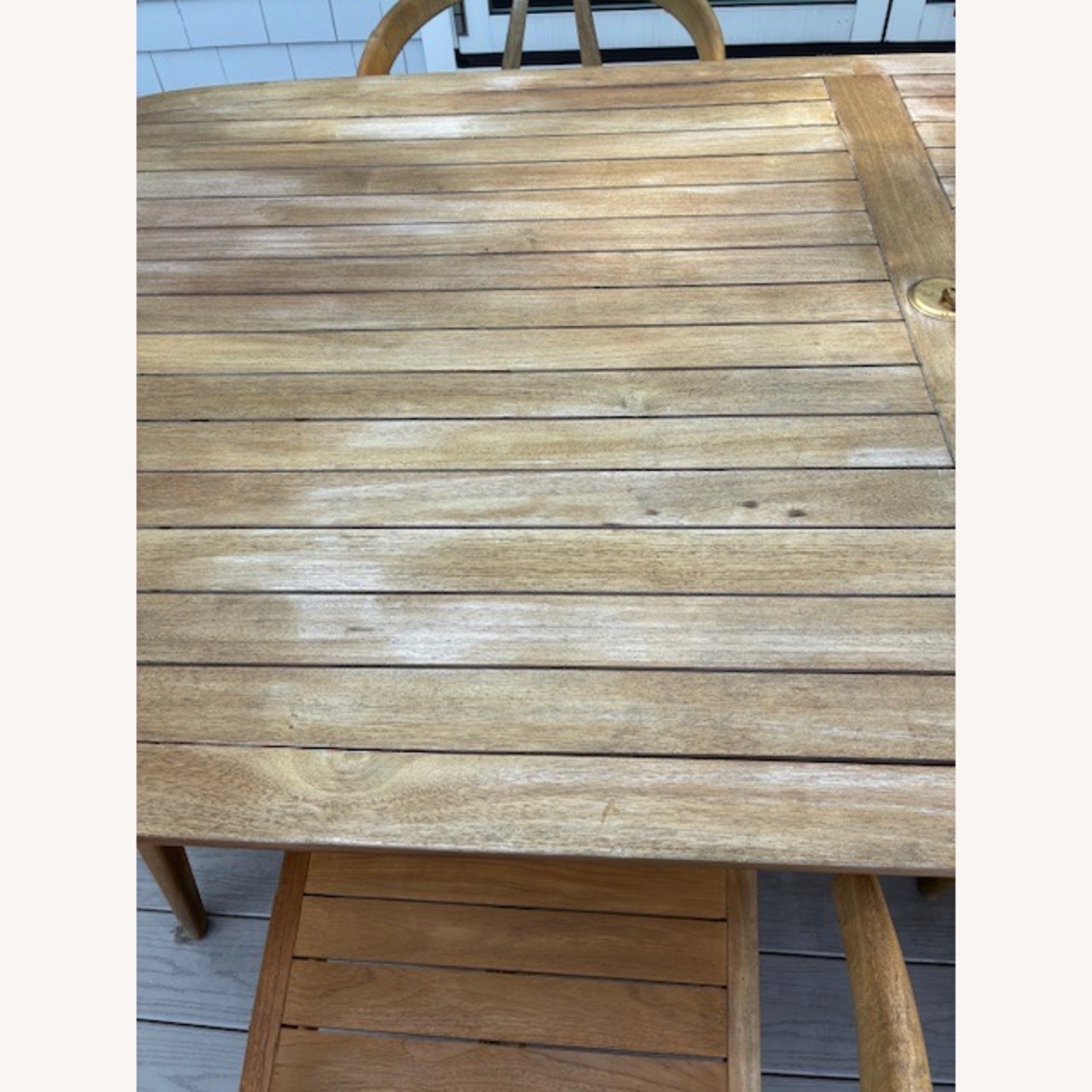 Teak 5 piece Outdoor Table Set  - image-4