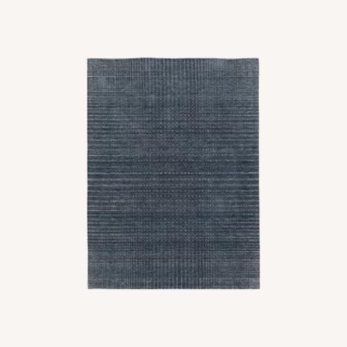 Used West Elm Graduated Dot Rug, 6X9, Navy  for sale on AptDeco