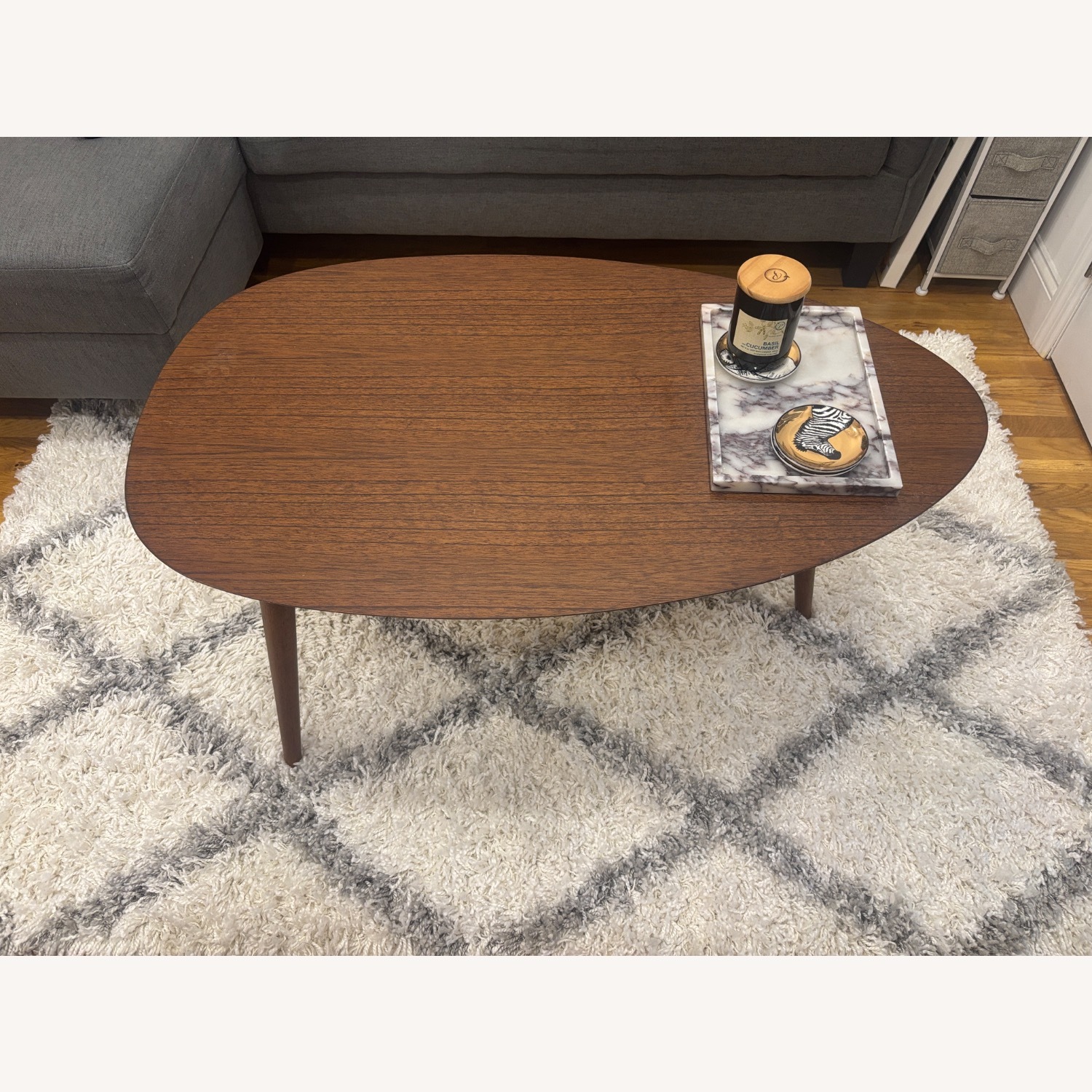 Elam Wood Coffee Table - Walnut - image-6