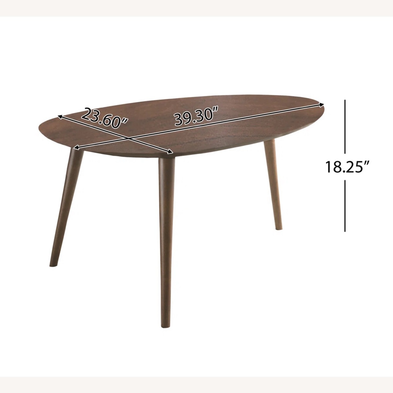 Elam Wood Coffee Table - Walnut - image-2