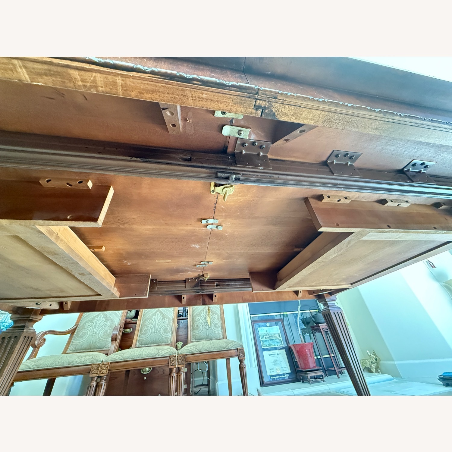 Ethan Allen Burlwood Extendable Dining Table - image-5