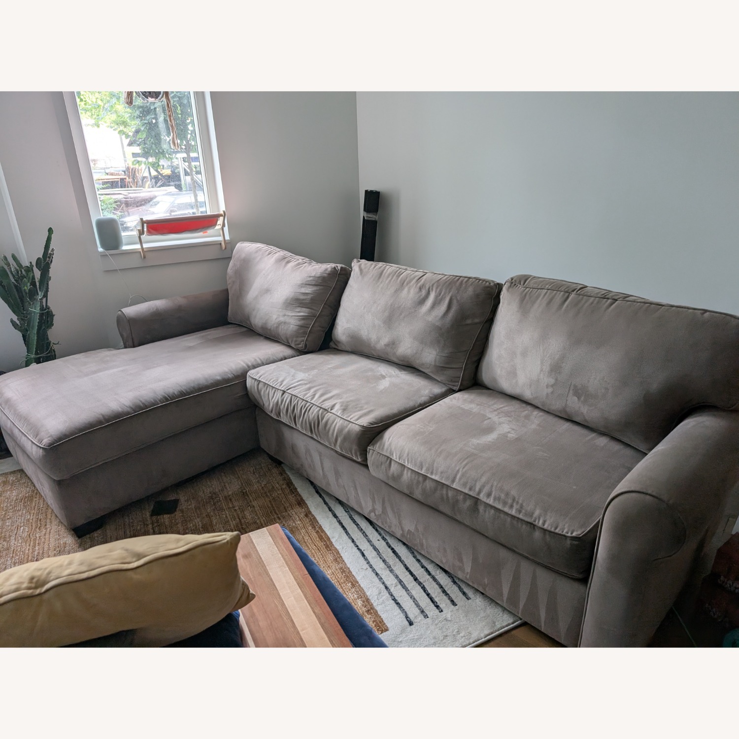 Grey Couch with Chaise - image-3
