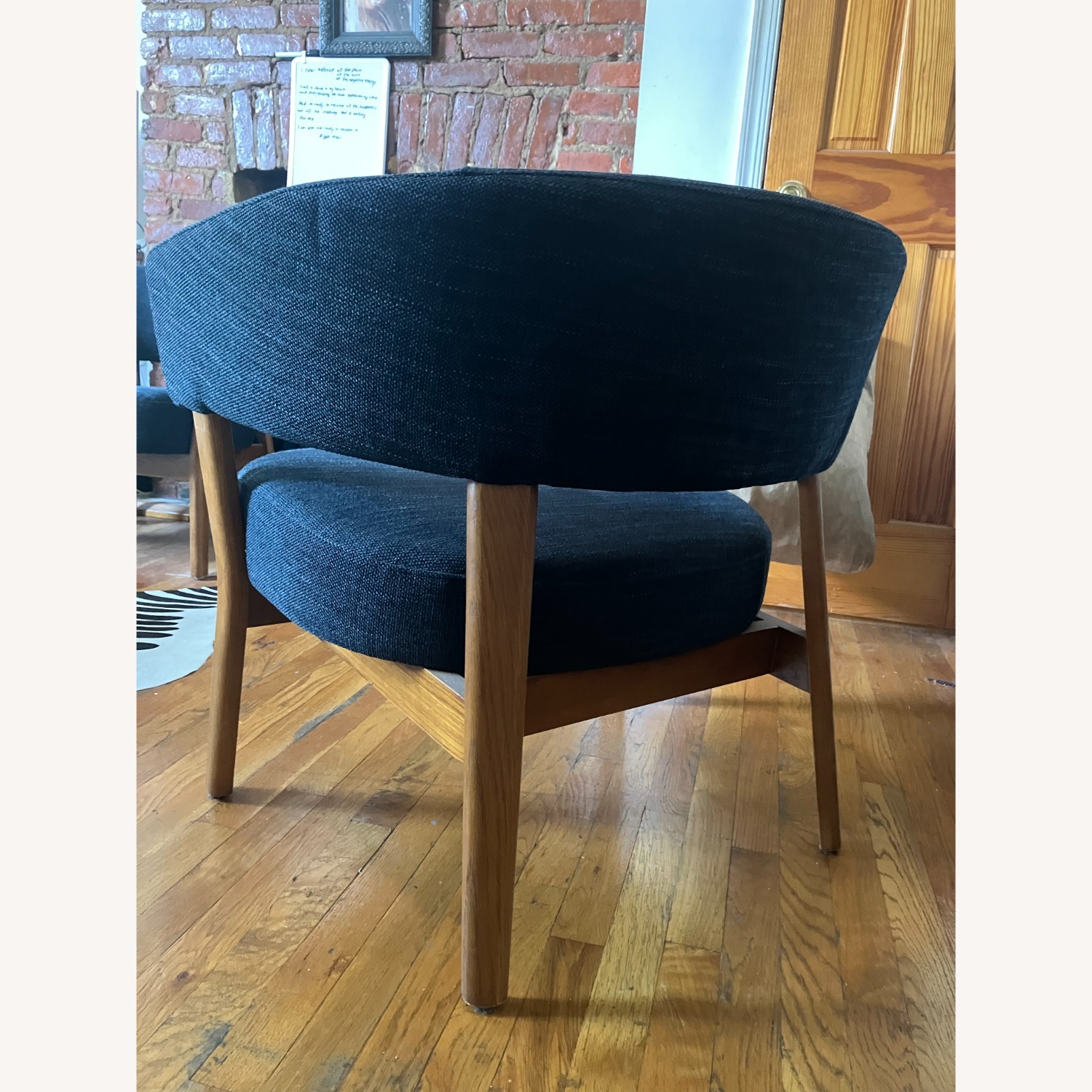 Midnight Linen Juno Chair - image-2