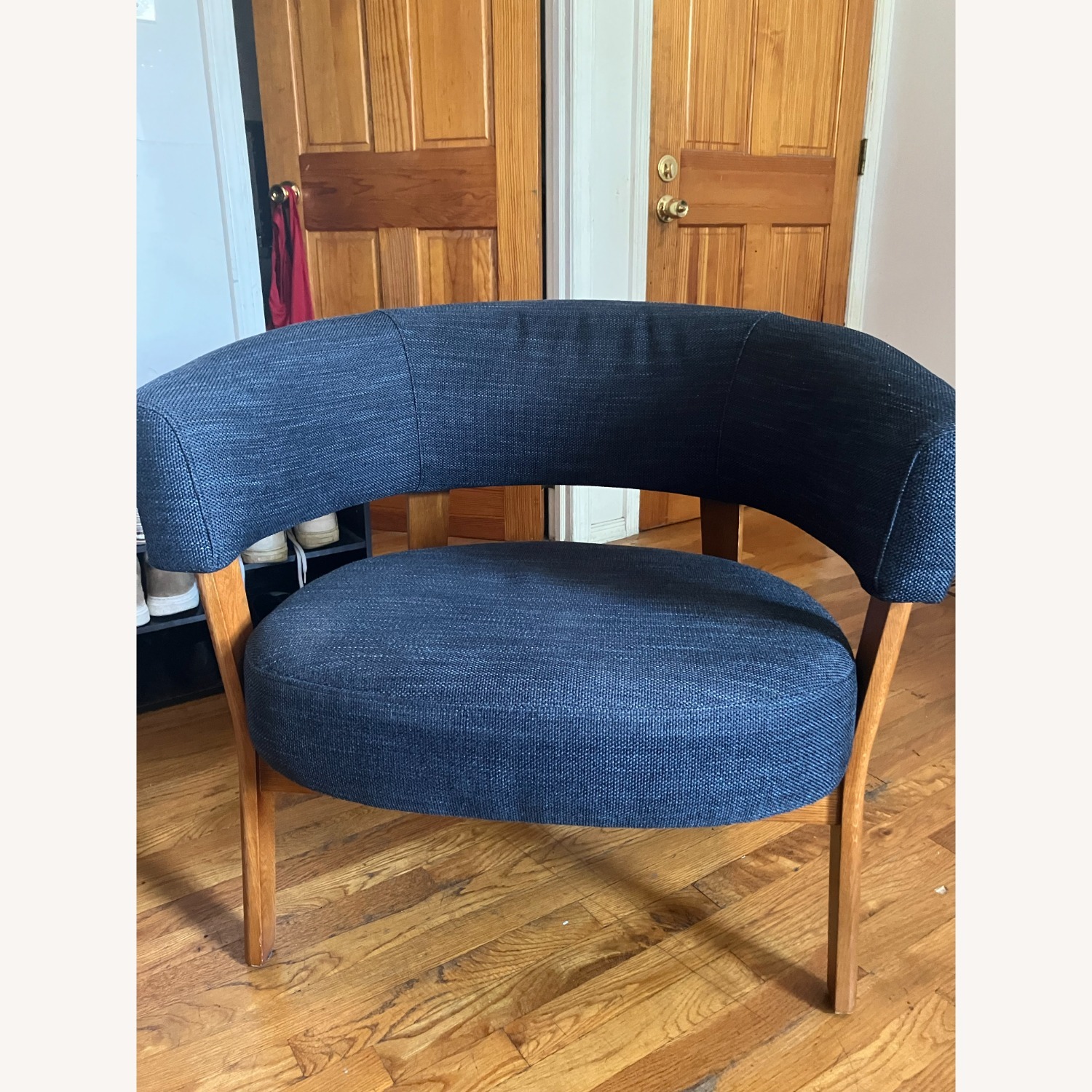 Midnight Linen Juno Chair - image-1