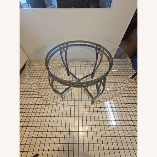 Used Glass Dining Table  for sale on AptDeco