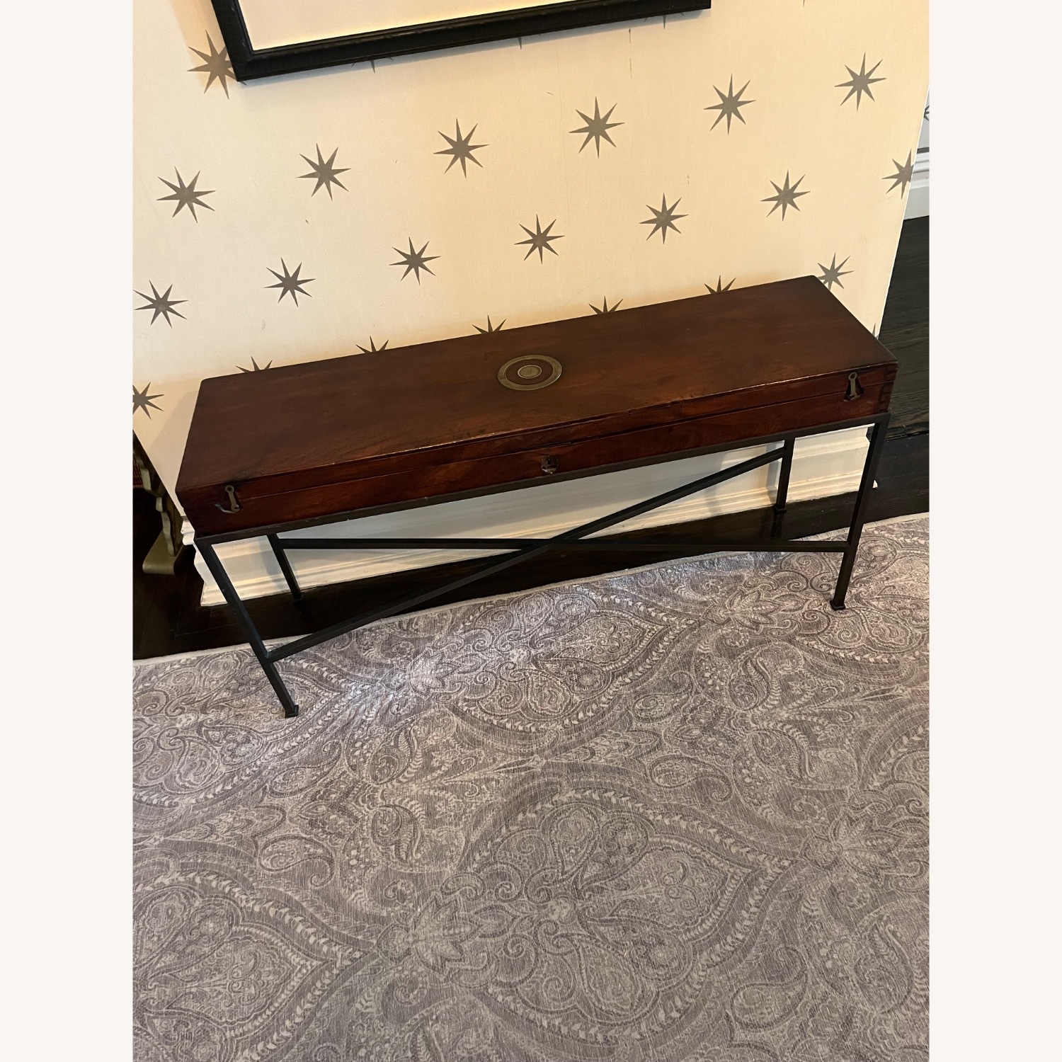 Antique Gun Box on Custom Metal Frame - image-7