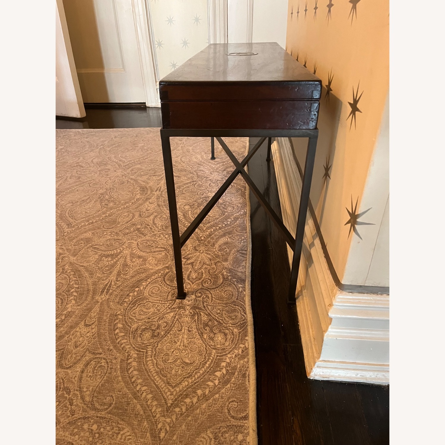 Antique Gun Box on Custom Metal Frame - image-2