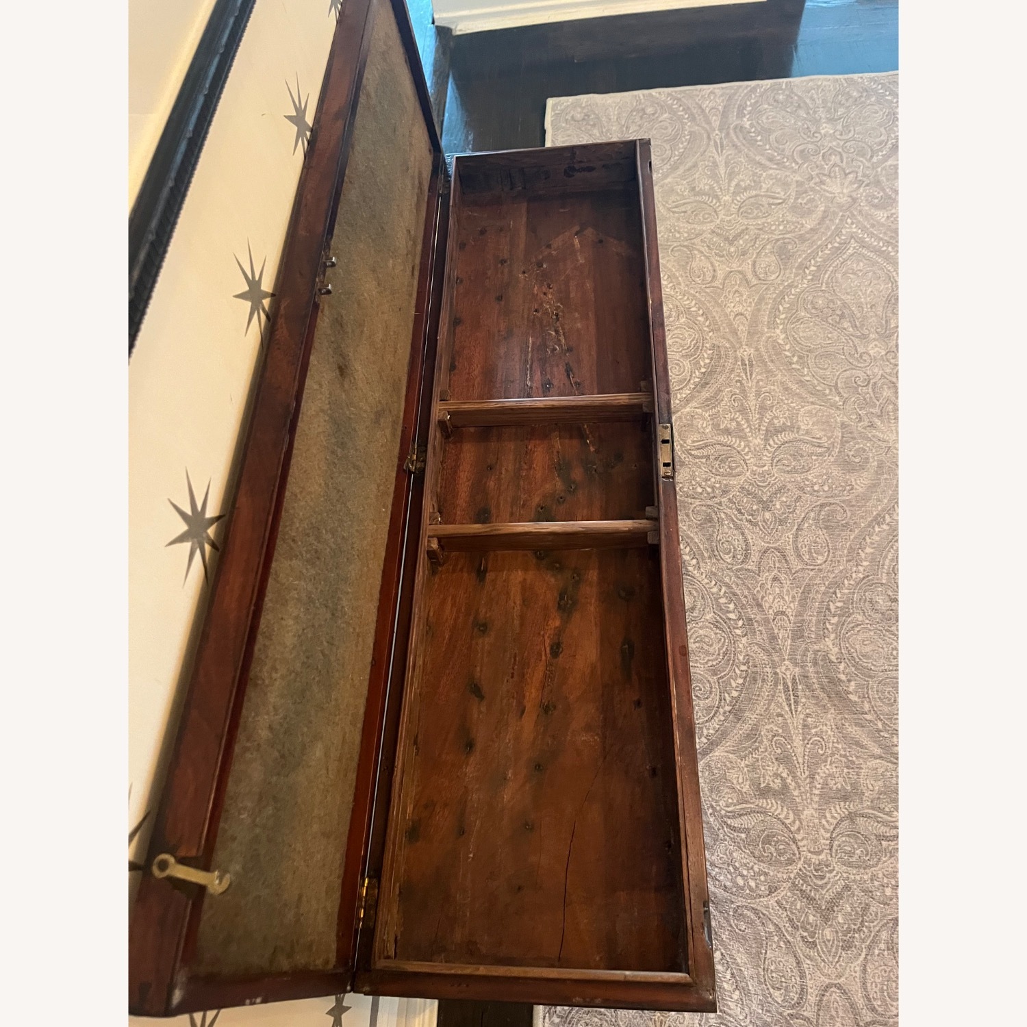 Antique Gun Box on Custom Metal Frame - image-3