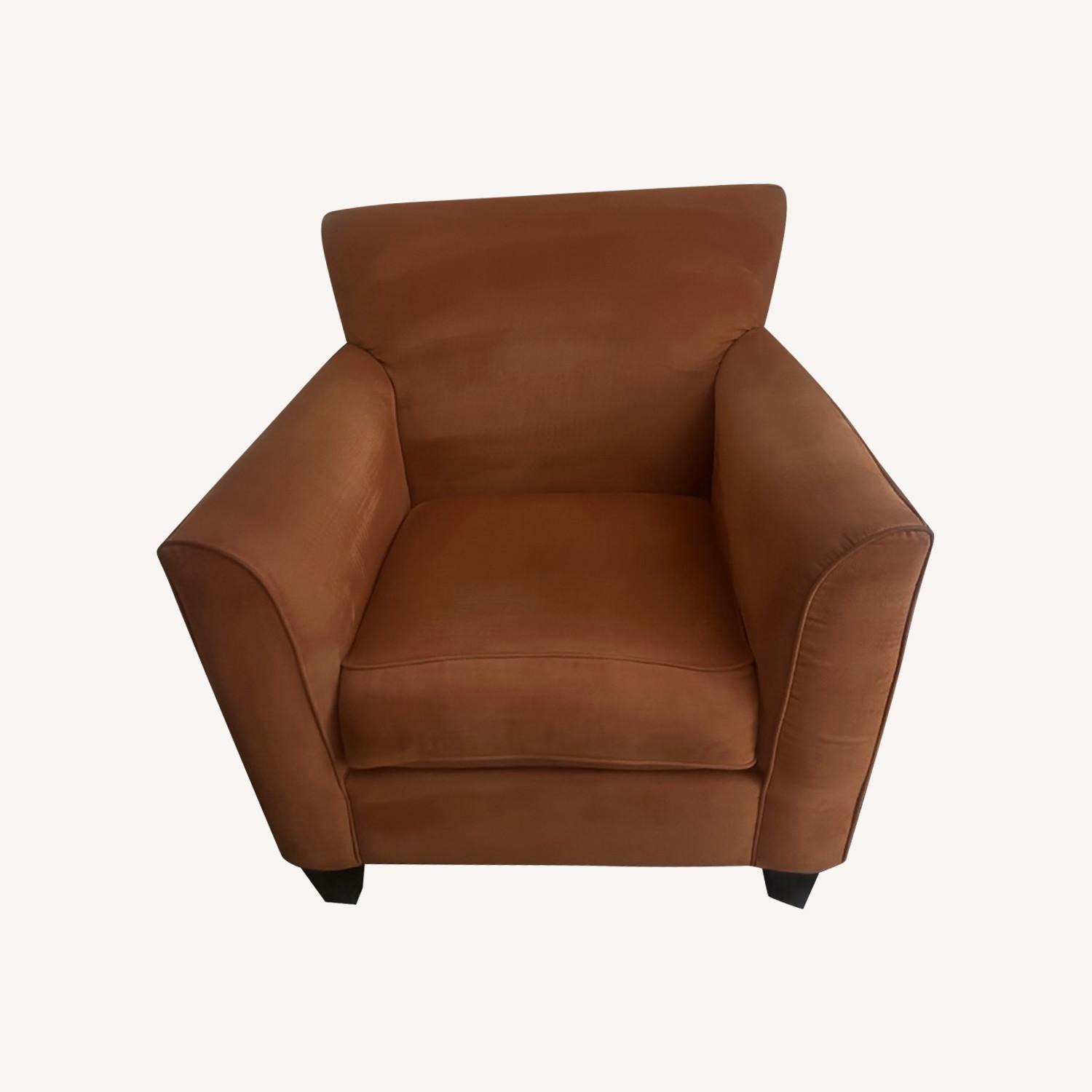 La-Z-Boy Light Orange Accent Chair - image-0