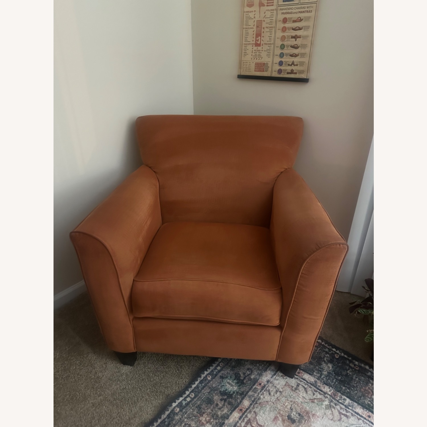 La-Z-Boy Light Orange Accent Chair - image-1