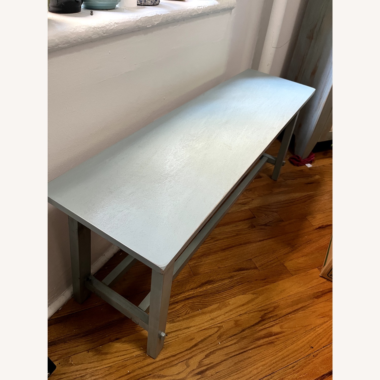 Light Blue Bench - image-1