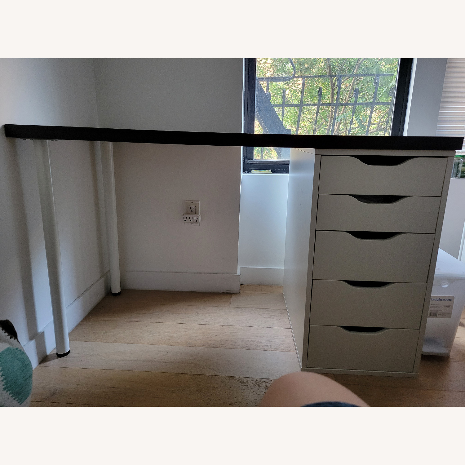 IKEA Lagkapten Desk with Alex Drawers - image-2