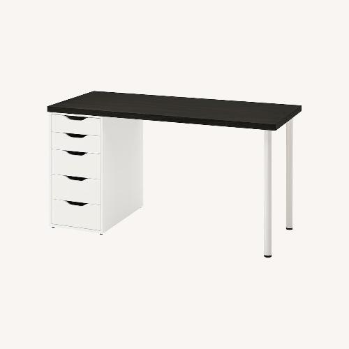 Used IKEA Lagkapten Desk with Alex Drawers for sale on AptDeco