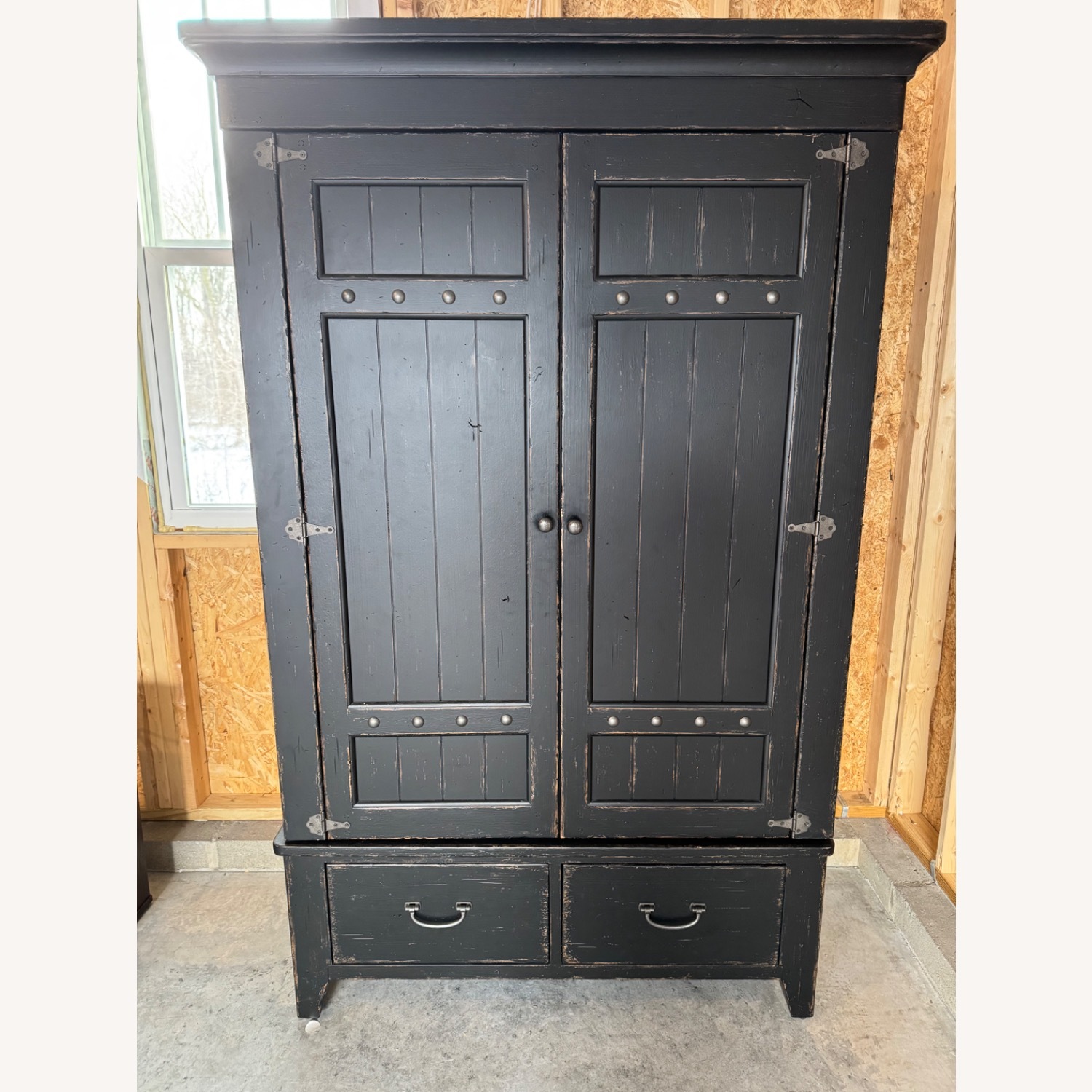 Rustic Kincaid Mill House Armoire - image-1