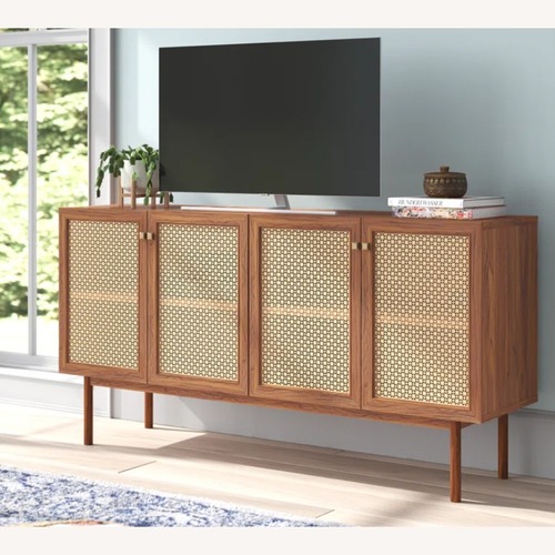Used Wayfair Keegan TV Stand for TVs up to 70" for sale on AptDeco