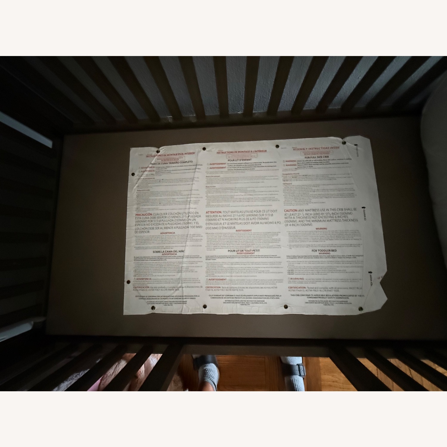 Restoration Hardware Wyler Storage Crib - image-4
