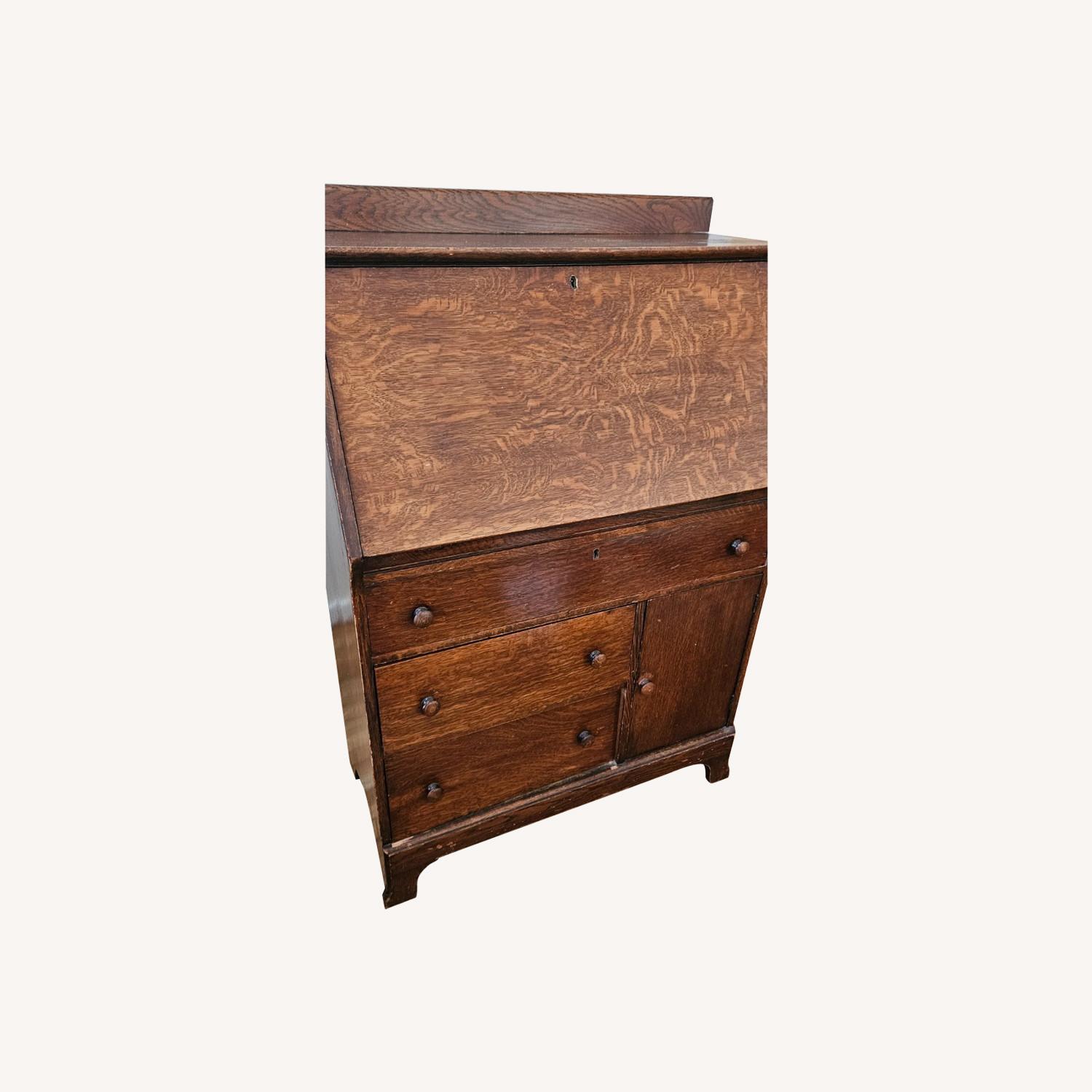 Secretary Similar to Rolltop Desk - image-0