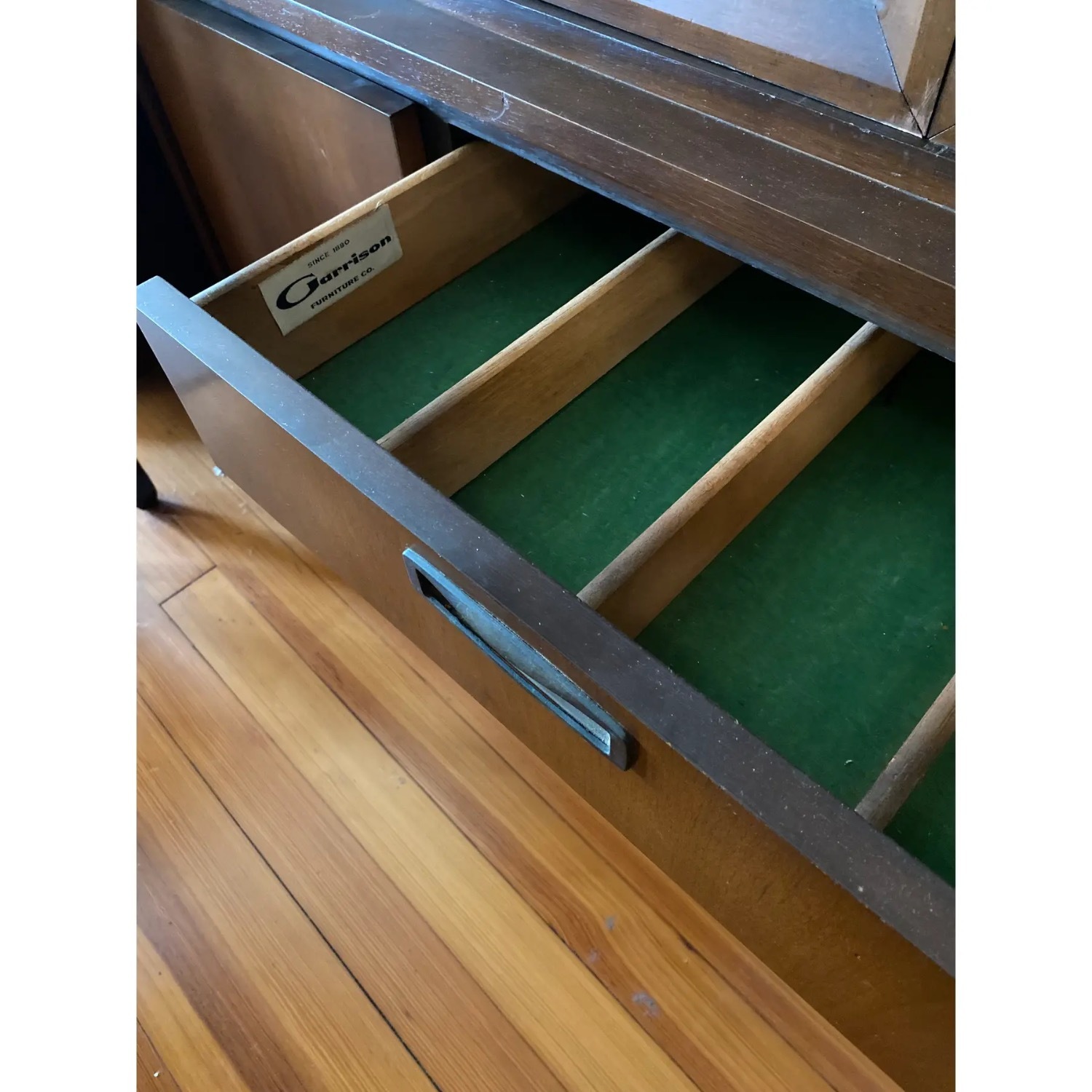 1960s Mid-Century Modern Walnut Hutch - Garrison - image-3