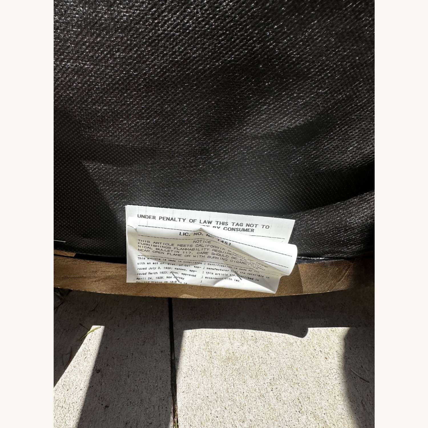 Lee Industries Ottoman with Storeage - image-3