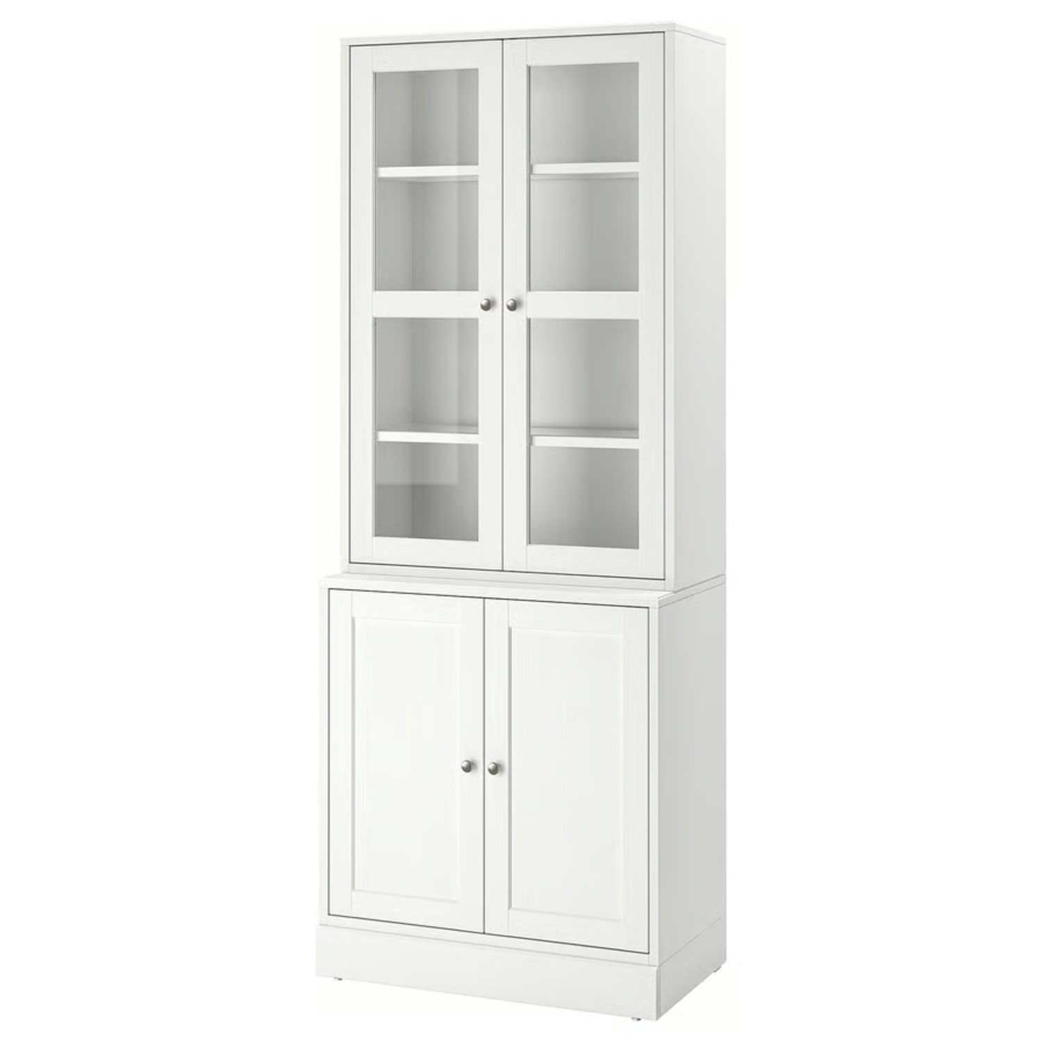 Storage Combination Cabinet W Glass Doors - image-5