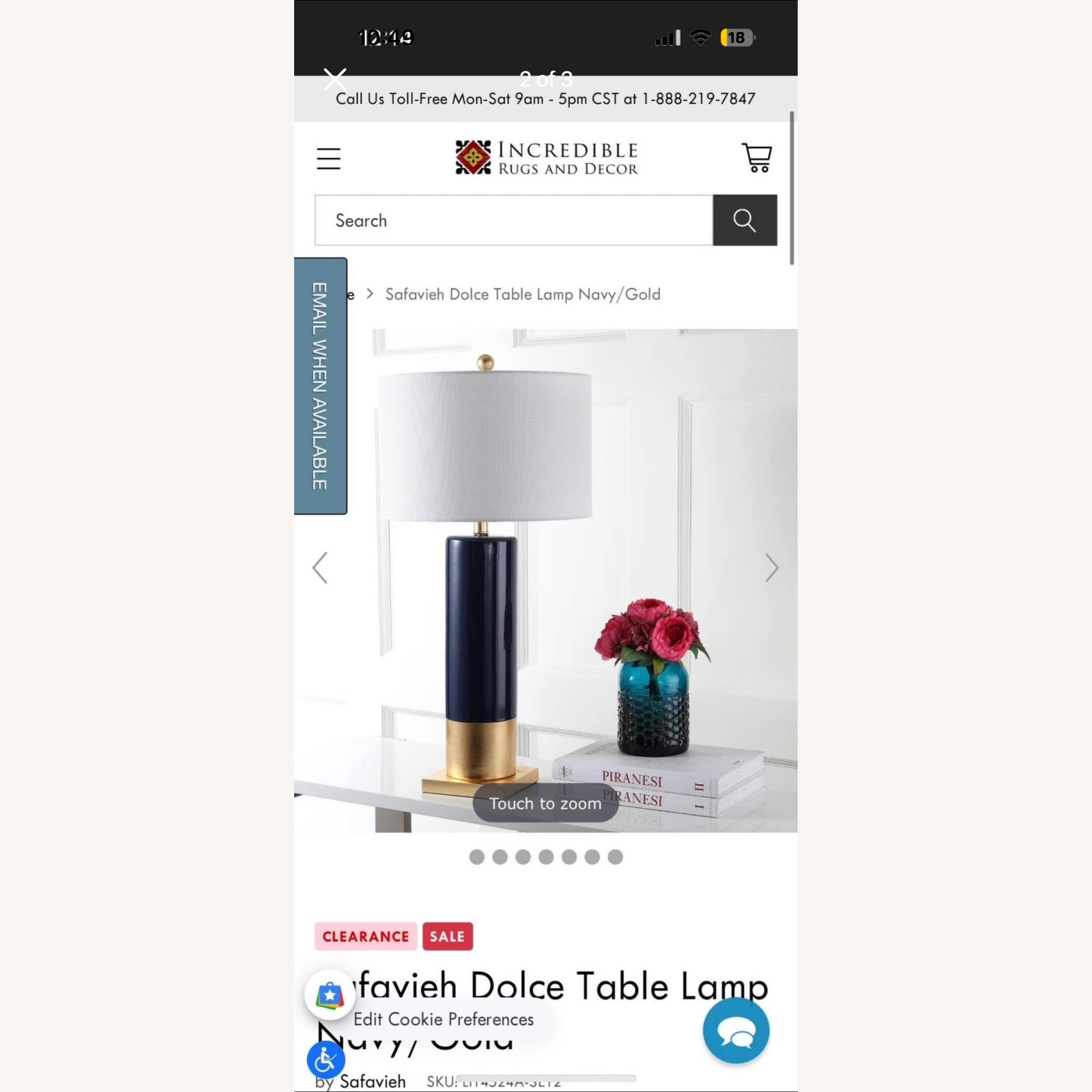 Safavieh Dolce Table Lamps - image-2