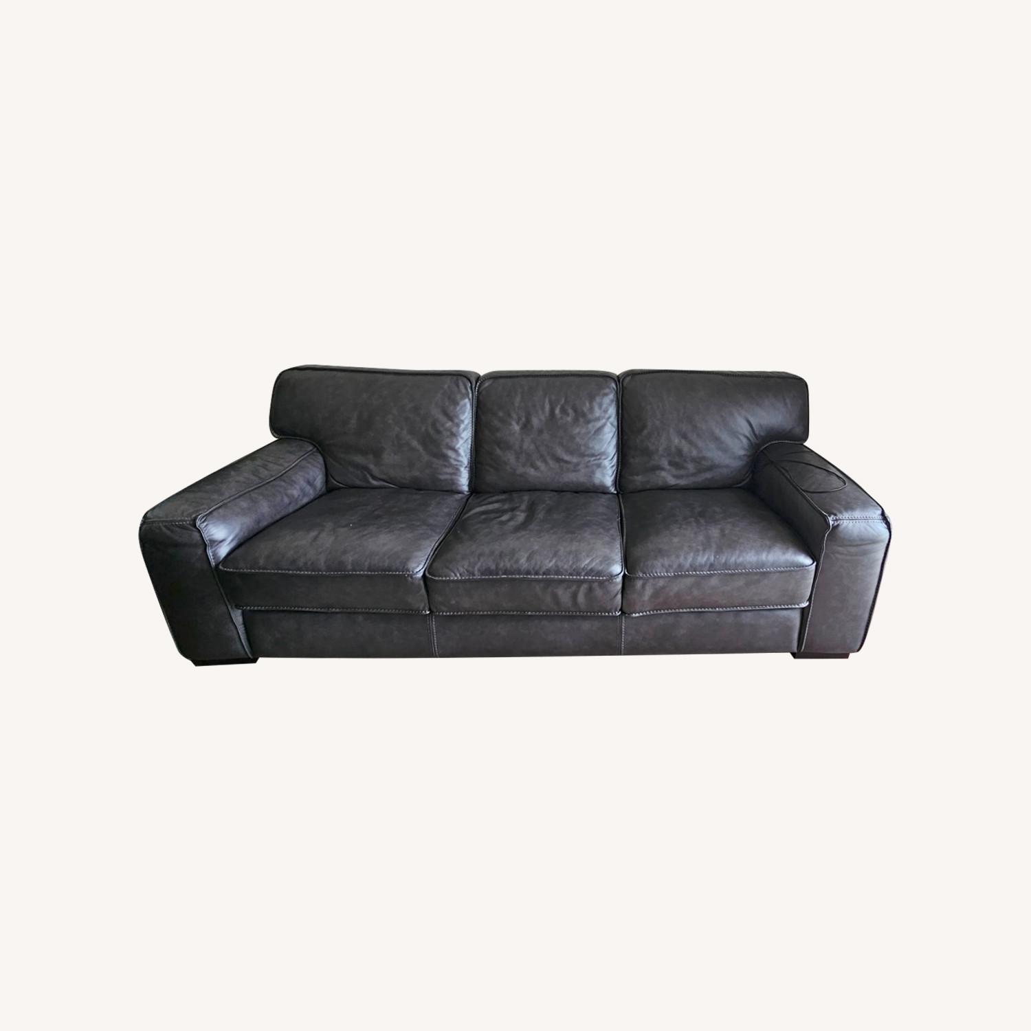 Leather Italia USA 3 Seater Sofa - image-0