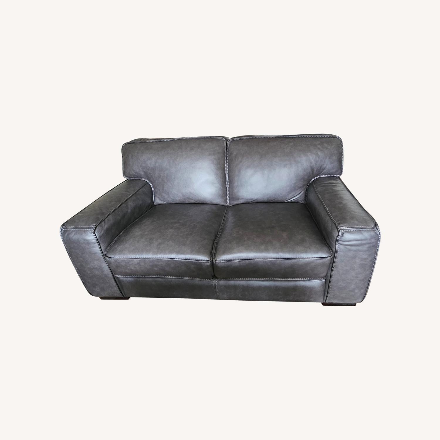 Leather Italia USA 2 Seater Sofa - image-0