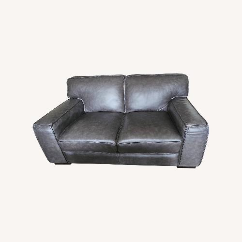 Used Leather Italia USA 2 Seater Sofa for sale on AptDeco